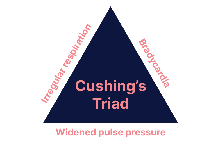 increased intracranial pressure cushing's triad